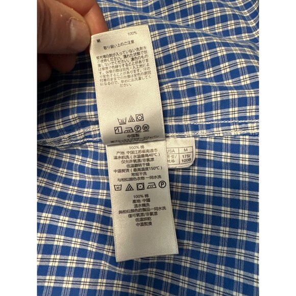 Brooks Brothers Regent Plaid Button-Down Long Sleeve Shirt Size M - Picture 8 of 10